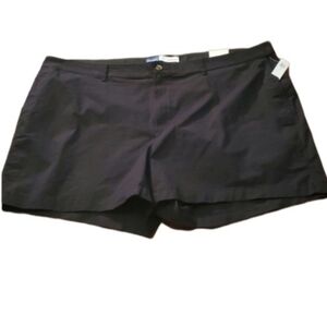 Old Navy Womens Shorts Size 28 Black New Everyday Plus Size
